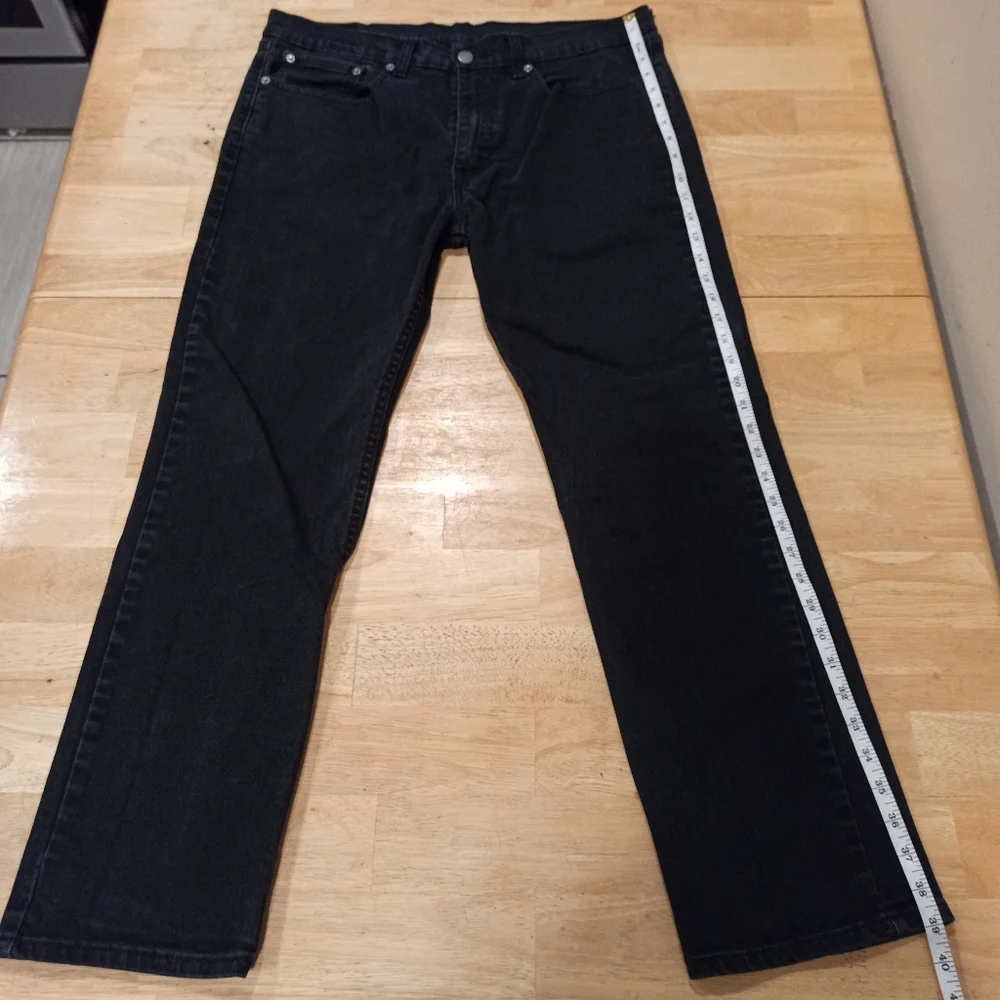 Banana Republic men's denim black Slim Fit  jeans. Size 36x30R